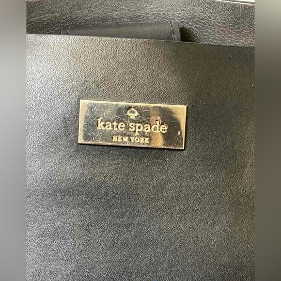 Kate Spade Black Leather Large Arbour Hill Elodie Shopping Tote - Picture 8 of 12